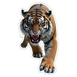 marah, haiwan, garang, harimau, tiger