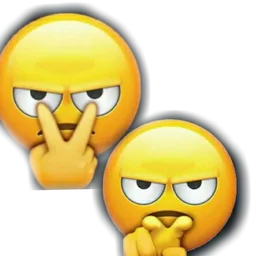 meme, emoji, sindir, serius, muka masam, menyampah, i'm watching you, tengok kau