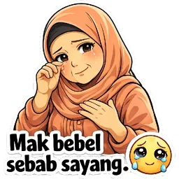 hijab, nasihat, sayang, bebel, mak bebel, ibu, mak, sebak