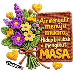 bunga, masa, pantun, kata hikmah, renungan
