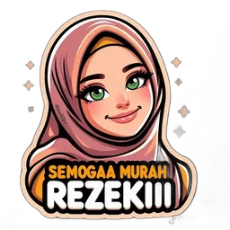 doa, tudung, hijab, murah rezeki, semoga