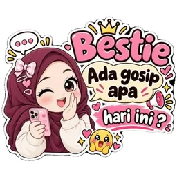 gosip, hijab, kawan, tanya, bestie