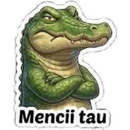 buaya, marah, merajuk, tak suka, menci