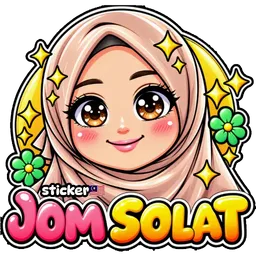 hijab, muslimah, peringatan, jom solat, solat