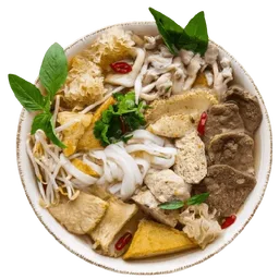 makanan, sedap, mee, tauhu, cendawan