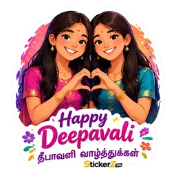 sayang, bestie, happy deepavali, deepavali