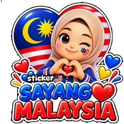 budak comel, hati, merdeka, bendera, jalur gemilang, sayang malaysia, cinta negara, selamat hari malaysia