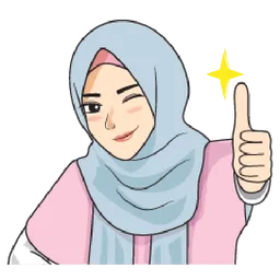 setuju, okey, okay, hijab, thumbs up, bagus, kenyit mata