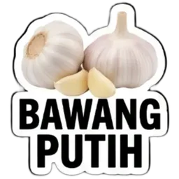bawang, bawang putih, senarai belanja, pasar