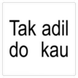 merajuk, sindir, tak adil, protes, kau