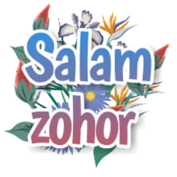 zohor, salam, solat, bunga, salam zohor