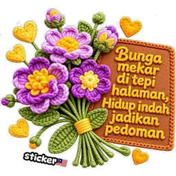 motivasi, bunga, pantun, hidup indah, kait