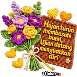 semangat, sabar, bunga, kata hikmah, ujian