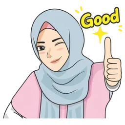 ok, hijab, thumbs up, bagus, good