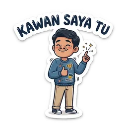 thumbs up, kawan, bangga, kawan saya tu, proud