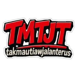 teks, tmtjt, tak mau tiaw, jalan terus, slogan