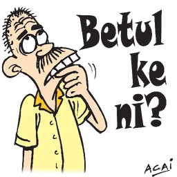 kartun, soalan, fikir, tanya, ragu, betul ke