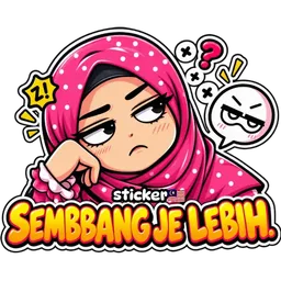 tudung, sindir, menyampah, bosan, sembang je lebih