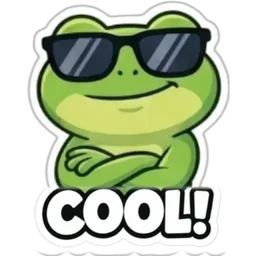 cool, katak, cermin mata hitam, frog, bergaya