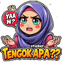 marah, hijab, soalan, muka masam, tengok apa