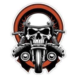 helmet, motosikal, tengkorak, superbike, biker