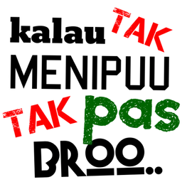 sindir, menipu, tak pas, broo