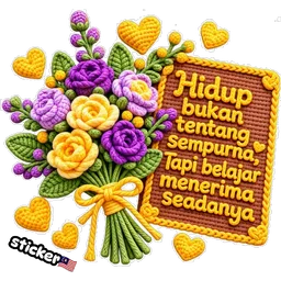 bunga, hidup, kata hikmah, sempurna, terima seadanya
