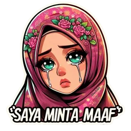 hijab, menangis, sedih, maaf, minta maaf