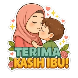 ibu, emak, sayang ibu, hari ibu, terima kasih ibu