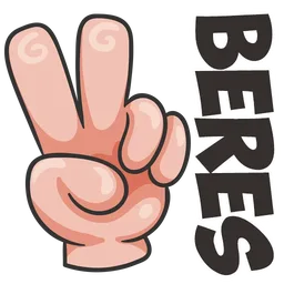 ok, siap, tangan, peace, beres