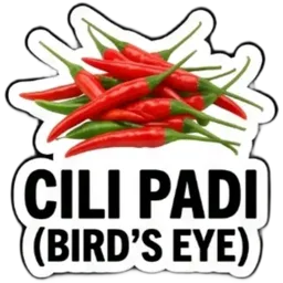 cili, pedas, senarai belanja, cili padi