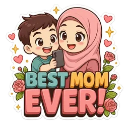 selfie, ibu, mak, hari ibu, best mom ever