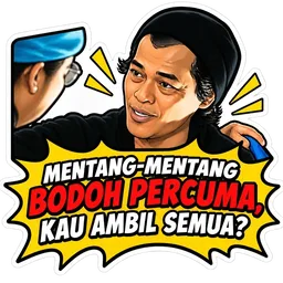 marah, lelaki, sindir, bodoh percuma, kau ambil semua