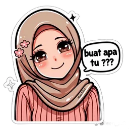 comel, hijab, gadis, tanya, buat apa