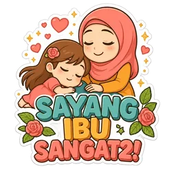 hati, peluk, bunga, ibu, sayang ibu