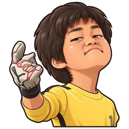 budak, bola, perasan, bangga, sarung tangan, goalkeeper, penjaga gol