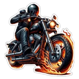 rider, motosikal, api, jalan raya, superbike