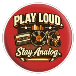 muzik, retro, headphone, vinyl, play loud