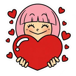 comel, cinta, hati, sayang, peluk