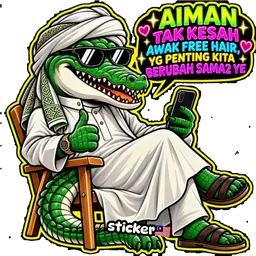 buaya, lelaki, sindir, free hair, berubah, jubah, aiman, ukhty