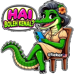 buaya, hai, mengurat, nak kenal