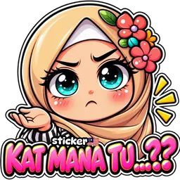 comel, tudung, soalan, tanya, kat mana