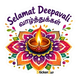 kolam, pelita, deepavali, selamat deepavali