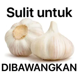 lawak, bawang, sulit, bawang putih
