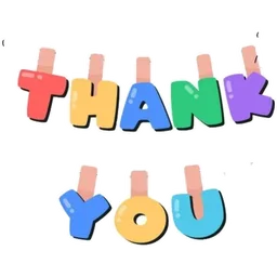 terima kasih, thank you, colourful