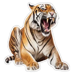 haiwan, garang, berani, harimau, tiger, mengaum, auman