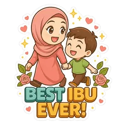 ibu, anak, sayang ibu, hari ibu, best ibu ever