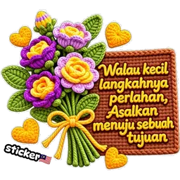 semangat, motivasi, bunga, kata-kata, langkah kecil