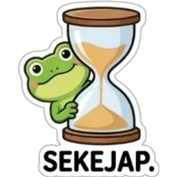 sabar, katak, tunggu, jam pasir, sekejap