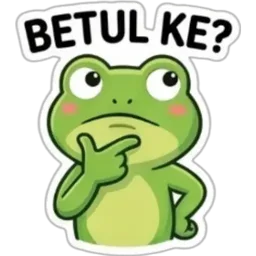 comel, soalan, katak, ragu, betul ke